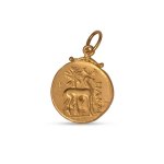 Ephesus Pendant | 24k Gold