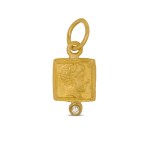 Zeus Pendant 24k solid gold