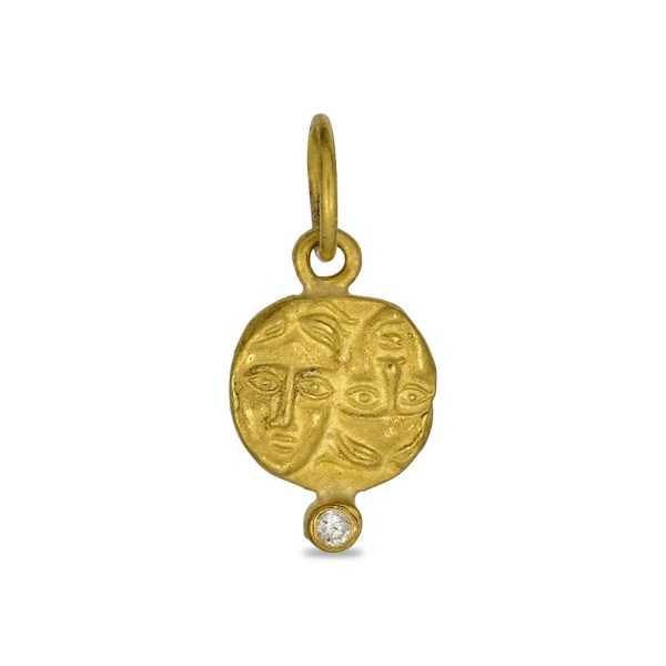 Istros Pendant | 24k gold pendant