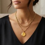 How to Style 24k Gold Pendants