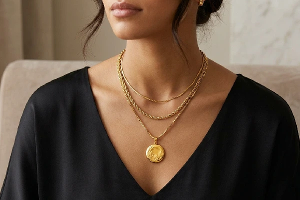 How to Style 24k Gold Pendants