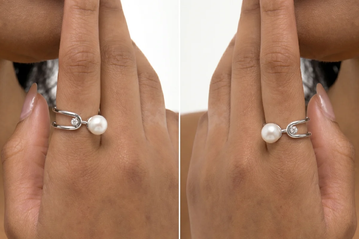White Gold Ring vs Silver