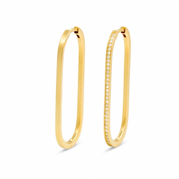 Delin Medium Earring | 18k gold earrings